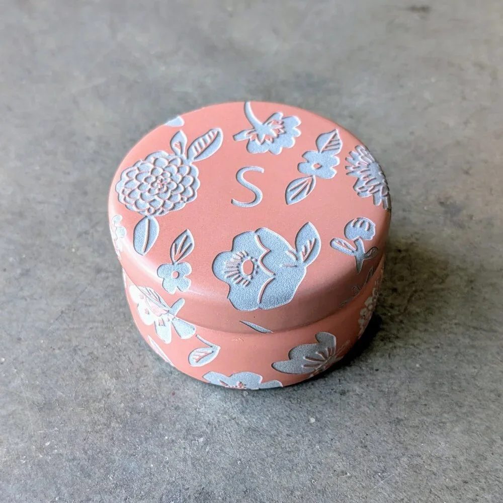 Anthropologie Masey Monogram Trinket Dish Ceramic Letter S